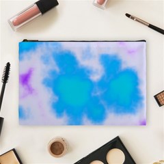 Blue And Purple Clouds Cosmetic Bag (large) 