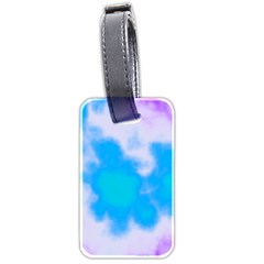 Blue And Purple Clouds Luggage Tags (two Sides)