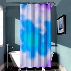 Blue And Purple Clouds Shower Curtain 36  X 72  (stall) 