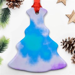 Blue And Purple Clouds Christmas Tree Ornament (2 Sides) by TRENDYcouture