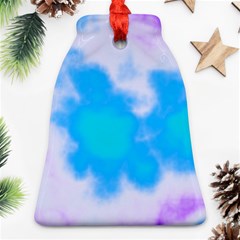 Blue And Purple Clouds Bell Ornament (2 Sides)