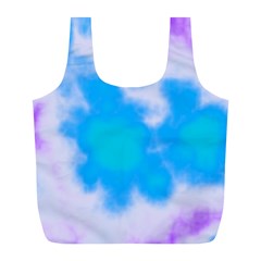 Blue And Purple Clouds Full Print Recycle Bags (l) 