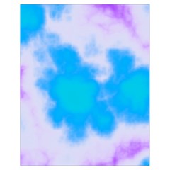 Blue And Purple Clouds Drawstring Bag (small)