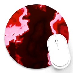 Crimson Sky Round Mousepads by TRENDYcouture