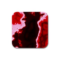 Crimson Sky Rubber Square Coaster (4 Pack)  by TRENDYcouture