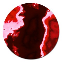 Crimson Sky Magnet 5  (round)