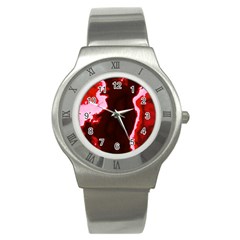 Crimson Sky Stainless Steel Watch by TRENDYcouture