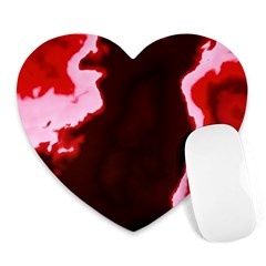 Crimson Sky Heart Mousepads by TRENDYcouture