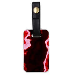 Crimson Sky Luggage Tags (one Side) 