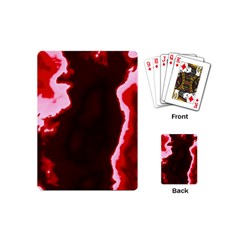 Crimson Sky Playing Cards (mini)  by TRENDYcouture