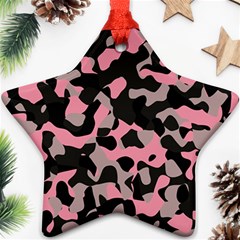 Kitty Camo Ornament (star) 