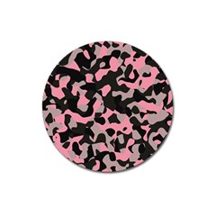 Kitty Camo Magnet 3  (round)