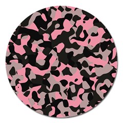 Kitty Camo Magnet 5  (round)