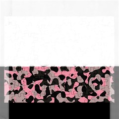 Kitty Camo Rectangular Jigsaw Puzzl