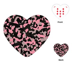 Kitty Camo Playing Cards (heart) 