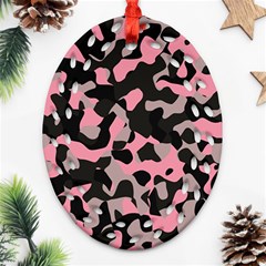 Kitty Camo Ornament (oval Filigree) 