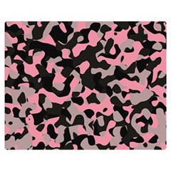 Kitty Camo Double Sided Flano Blanket (medium) 