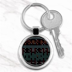 Triangles                                                                               			key Chain (round)