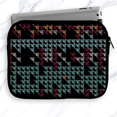 Triangles                                                                               			apple Ipad 2/3/4 Zipper Case