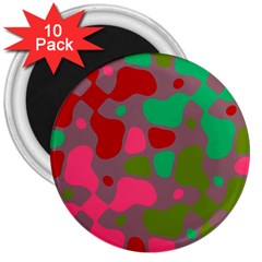 Spots                                                                                			3  Magnet (10 Pack) by LalyLauraFLM