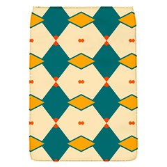 Blue Yellow Rhombus Pattern                                                                                 			removable Flap Cover (s) by LalyLauraFLM