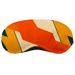 Shapes In Retro Colors                                                                                  			sleeping Mask by LalyLauraFLM