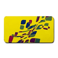 Yellow Abstraction Medium Bar Mats by Valentinaart