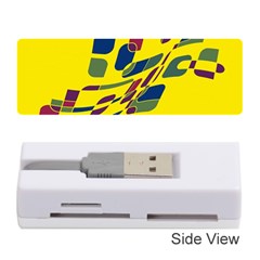 Yellow Abstraction Memory Card Reader (stick) 