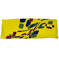 Yellow Abstraction Body Pillow Case Dakimakura (two Sides)