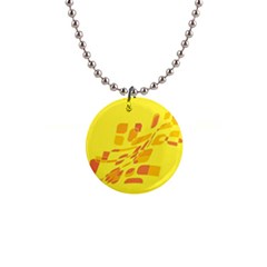 Yellow Abstraction Button Necklaces by Valentinaart