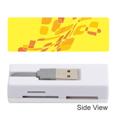 Yellow Abstraction Memory Card Reader (stick) 