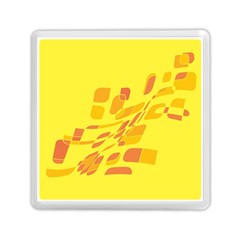 Yellow Abstraction Memory Card Reader (square)  by Valentinaart