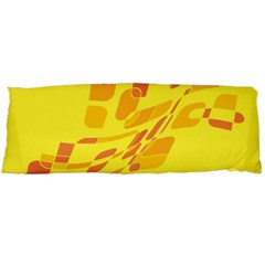 Yellow Abstraction Body Pillow Case (dakimakura)