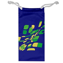 Blue Abstraction Jewelry Bags