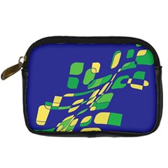 Blue Abstraction Digital Camera Cases