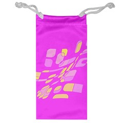 Pink Abstraction Jewelry Bags by Valentinaart