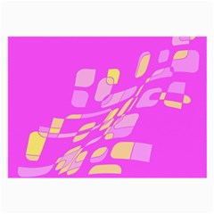 Pink Abstraction Large Glasses Cloth