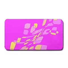 Pink Abstraction Medium Bar Mats