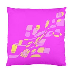 Pink Abstraction Standard Cushion Case (two Sides)