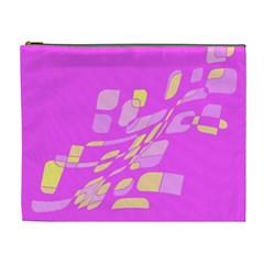 Pink Abstraction Cosmetic Bag (xl)