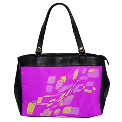 Pink Abstraction Office Handbags