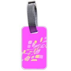 Pink Abstraction Luggage Tags (two Sides)