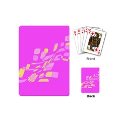 Pink Abstraction Playing Cards (mini) 