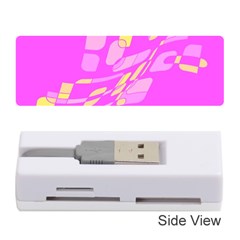 Pink Abstraction Memory Card Reader (stick) 