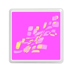 Pink Abstraction Memory Card Reader (square) 