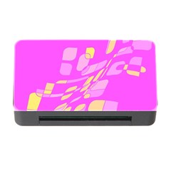 Pink Abstraction Memory Card Reader With Cf