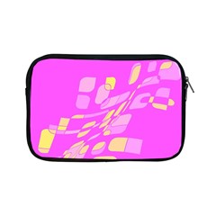 Pink Abstraction Apple Ipad Mini Zipper Cases by Valentinaart