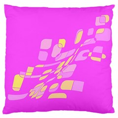 Pink Abstraction Standard Flano Cushion Case (one Side)