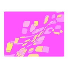 Pink Abstraction Double Sided Flano Blanket (mini) 