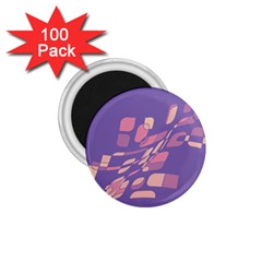 Purple Abstraction 1 75  Magnets (100 Pack)  by Valentinaart